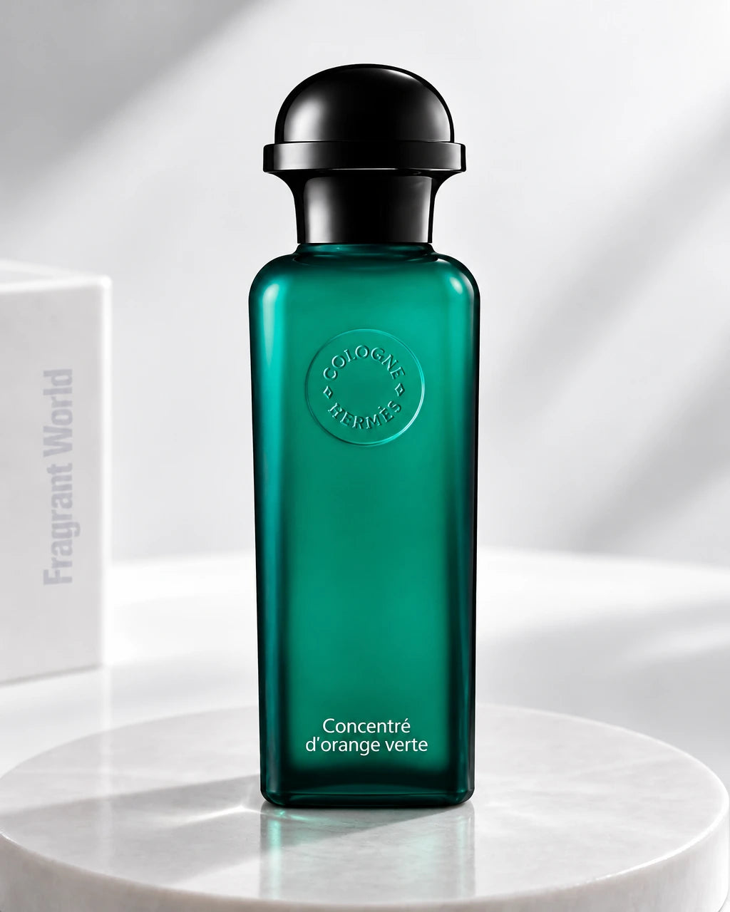 Hermès CONCENTRÉ D'ORANGE VERTE | Recreate @visual reference 2 exactly as it is but my fragrance instead of the one in it, very naturally.