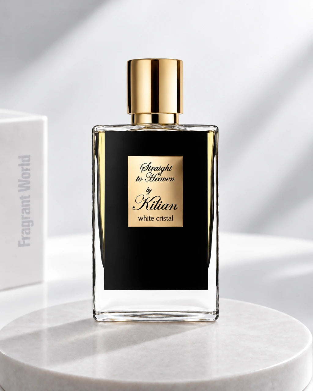 Kilian STRAIGHT TO HEAVEN | Recreate @visual reference 2 exactly as it is but my with my fragrance botlle instead of the one in it, very naturally.