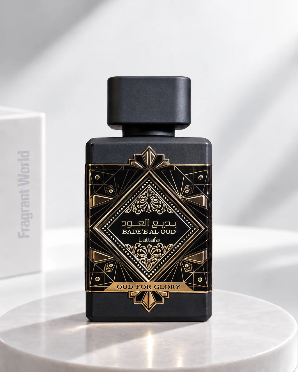 Lattafa Perfumes BADE'E AL OUD FOR GLORY | Recreate @visual reference 2 exactly as it is but my fragrance instead of the one in it, very naturally.