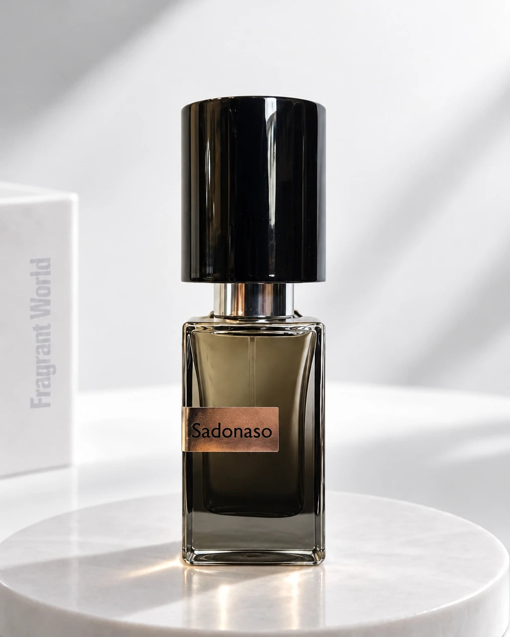 Nasomatto SADONASO | Recreate @visual reference 2 exactly as it is but my fragrance instead of the one in it, very naturally.