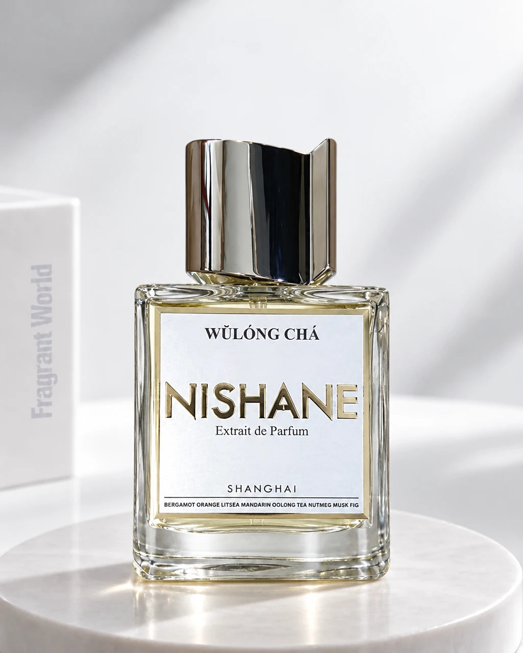Nishane WULONG CHA | Recreate @visual reference 2 exactly as it is but my fragrance instead of the one in it, very naturally.