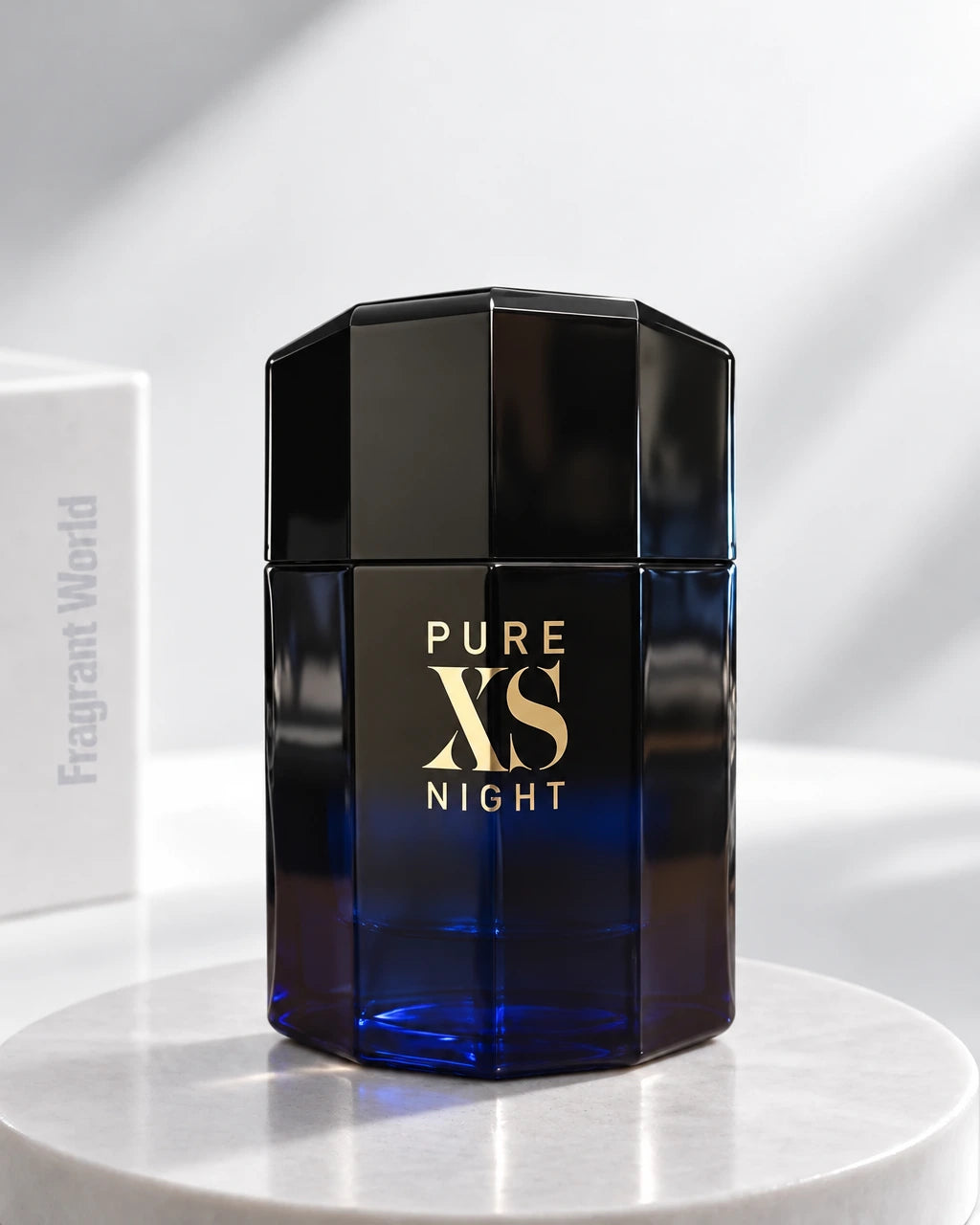 Paco Rabanne PURE XS NIGHT | Recreate @visual reference 2 exactly as it is but my fragrance instead of the one in it, very naturally.