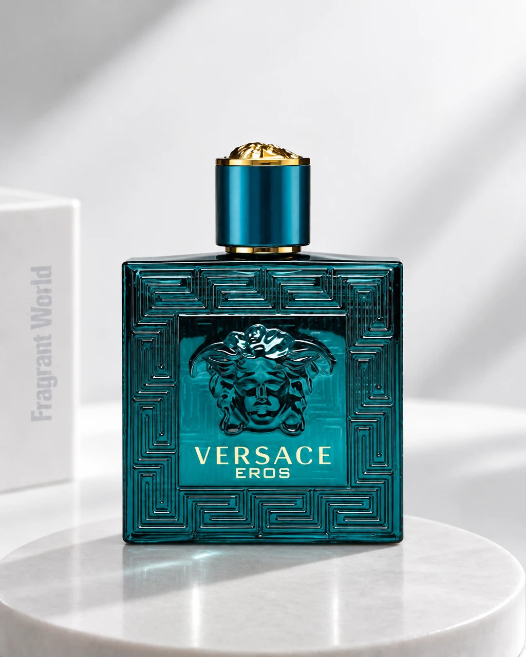 Versace EROS EDT | Recreate @visual reference 2 exactly as it is but my fragrance instead of the one in it, very naturally.