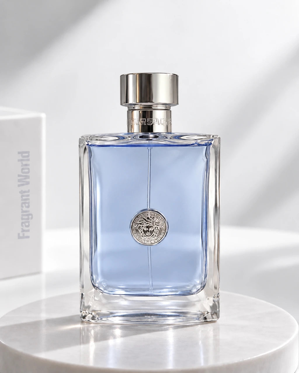 Versace POUR HOMME | Recreate @visual reference 2 exactly as it is but my fragrance instead of the one in it, very naturally.