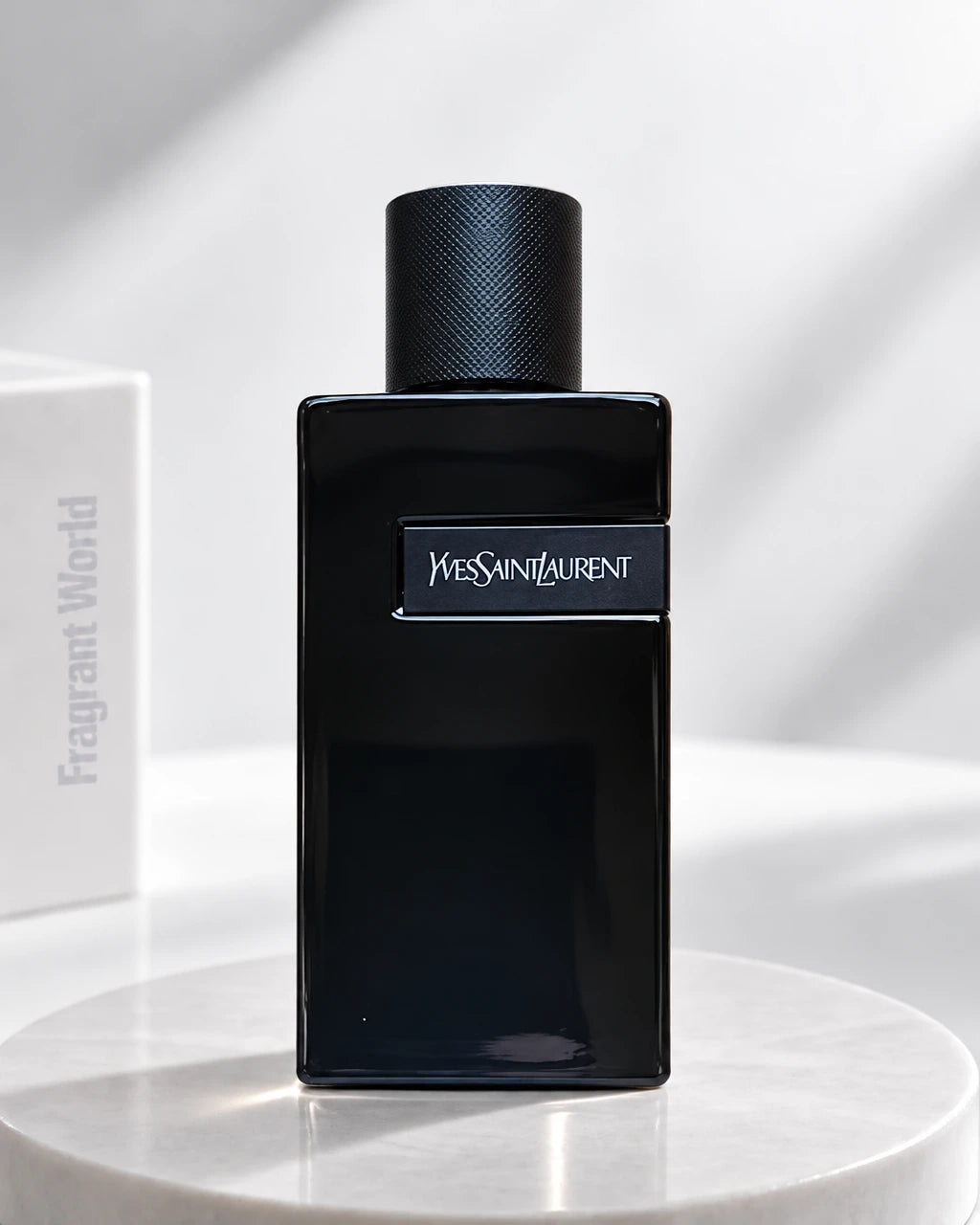 YSL Y Le Parfum | Recreate @visual reference 2 exactly as it is but my fragrance instead of the one in it, very naturally.