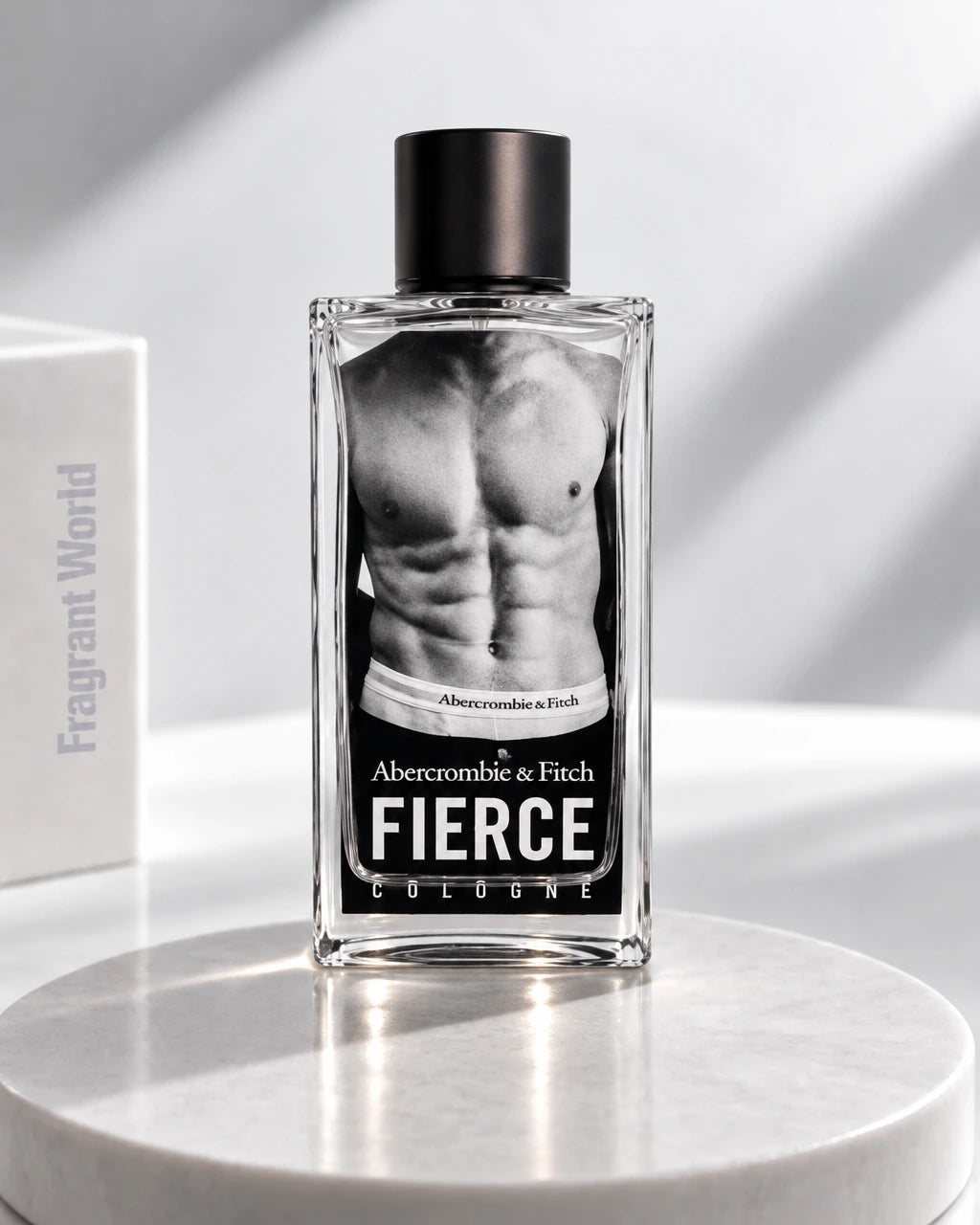 Abercrombie & Fitch FIERCE | Recreate @visual reference 1 exactly as it is but my fragrance instead of the one in it, very naturally.