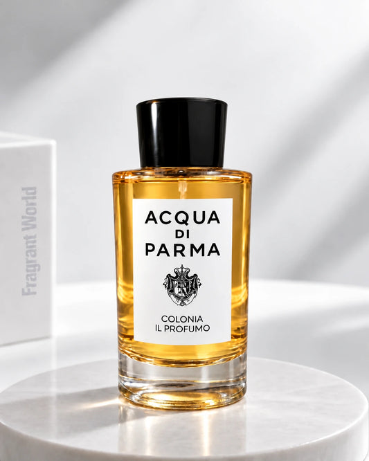 Acqua Di Parma COLONIA IL PROFUMO | Recreate @visual reference 1 exactly as it is but my fragrance instead of the one in it, very naturally.