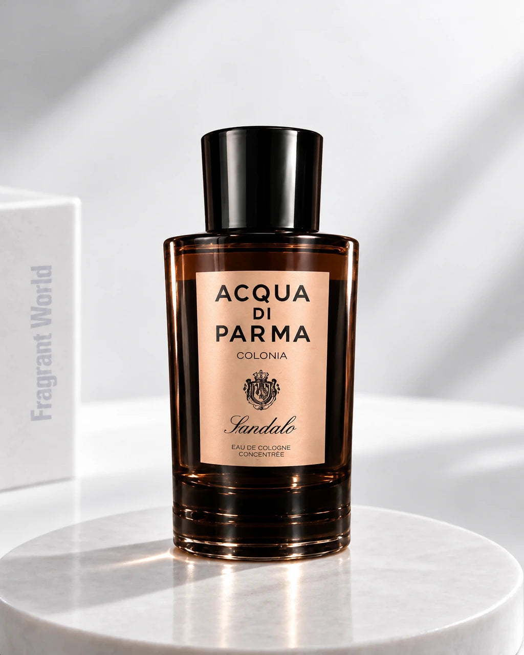 Acqua Di Parma COLONIA SANDALO | Recreate @visual reference 1 exactly as it is but my fragrance instead of the one in it, very naturally.