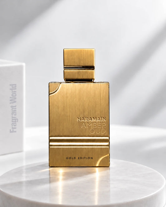 Al Haramain AMBER OUD GOLD EDITION | Recreate @visual reference 1 exactly as it is but my fragrance instead of the one in it, very naturally.