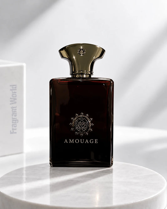 Amouage LYRIC MAN | Recreate @visual reference 1 exactly as it is but my fragrance instead of the one in it, very naturally.