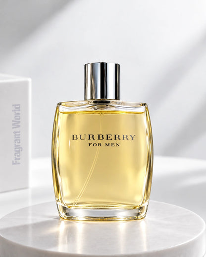 Burberry BURBERRY FOR MEN | Recreate @visual reference 1 exactly as it is but my fragrance instead of the one in it, very naturally.