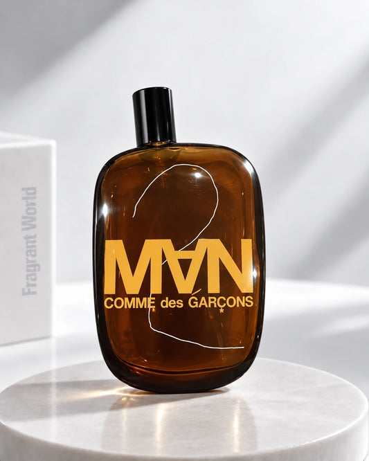 Comme des Garcons CDG 2 MAN | Recreate @visual reference 2 exactly as it is but my fragrance instead of the one in it, very naturally.