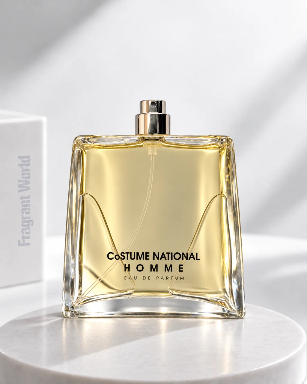 Costume National HOMME EDP | Recreate @visual reference 1 exactly as it is but my fragrance instead of the one in it, very naturally.
