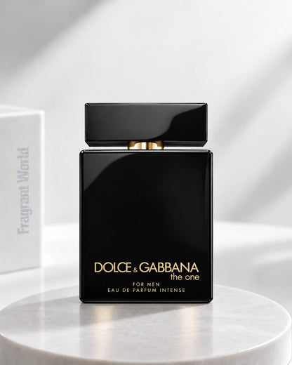 D&G THE ONE Pour Homme EDP Intense | Recreate @visual reference 2 exactly as it is but my fragrance instead of the one in it, very naturally.
