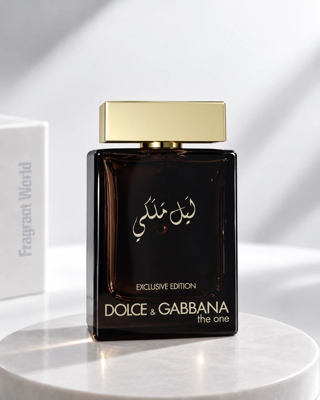 D&G THE ONE ROYAL NIGHT | Recreate @visual reference 2 exactly as it is but my fragrance instead of the one in it, very naturally.