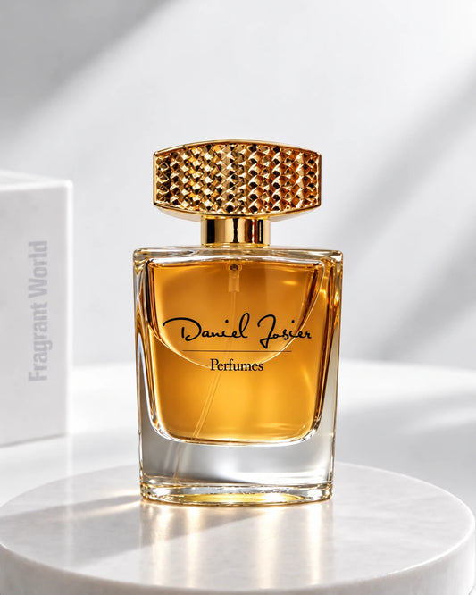 Daniel Josier AMBRE TABAC | Recreate @visual reference 2 exactly as it is but my fragrance instead of the one in it, very naturally.