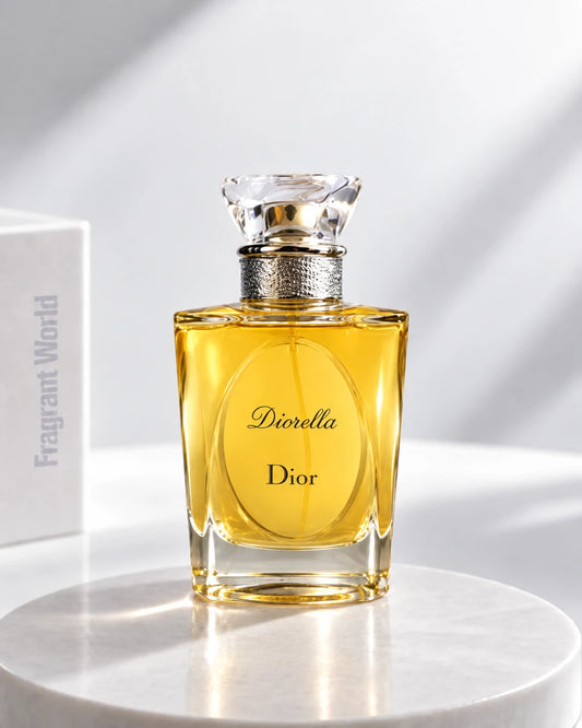 Dior DIORELLA Eau de Toilette | Recreate @visual reference 2 exactly as it is but my fragrance instead of the one in it, very naturally.