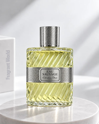 Dior EAU SAUVAGE Eau de Toilette | Recreate @visual reference 2 exactly as it is but my fragrance instead of the one in it, very naturally.