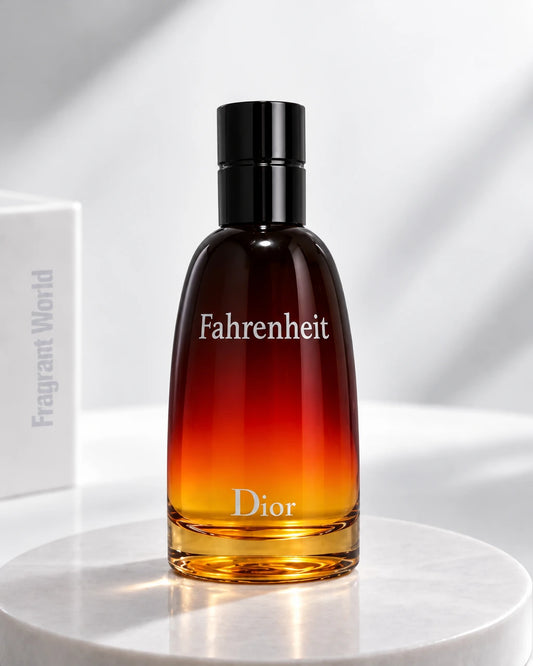 Dior FAHRENHEIT EDT | Recreate @visual reference 2 exactly as it is but my fragrance instead of the one in it, very naturally.