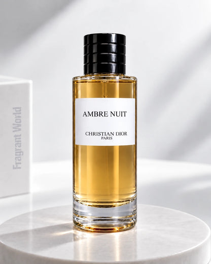 Dior 'Maison Christian Dior' AMBRE NUIT | Recreate @visual reference 2 exactly as it is but my fragrance instead of the one in it, very naturally.