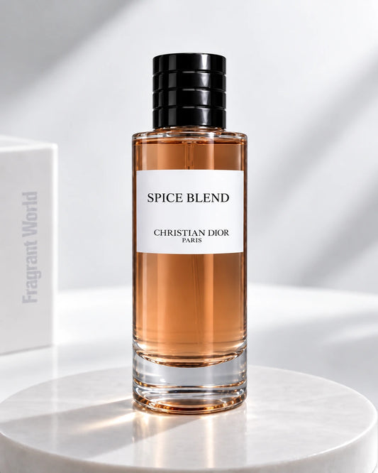 Dior 'Maison Christian Dior' SPICE BLEND | Recreate @visual reference 2 exactly as it is but my fragrance instead of the one in it, very naturally.