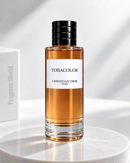Dior 'Maison Christian Dior' TOBACOLOR | Recreate @visual reference 2 exactly as it is but my fragrance instead of the one in it, very naturally.