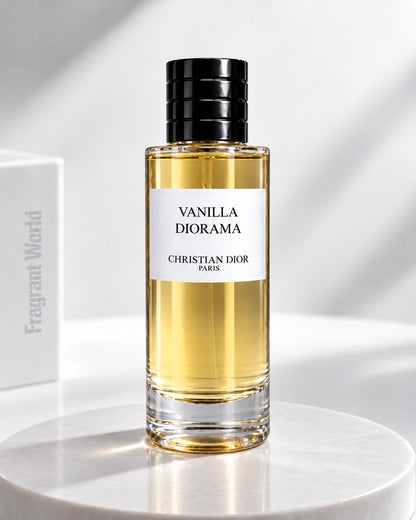 Dior 'Maison Christian Dior' VANILLA DIORAMA | Recreate @visual reference 2 exactly as it is but my fragrance instead of the one in it, very naturally.