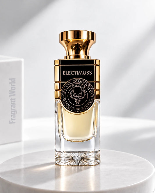 Electimuss TRAJAN | Recreate @visual reference 2 exactly as it is but my fragrance instead of the one in it, very naturally.