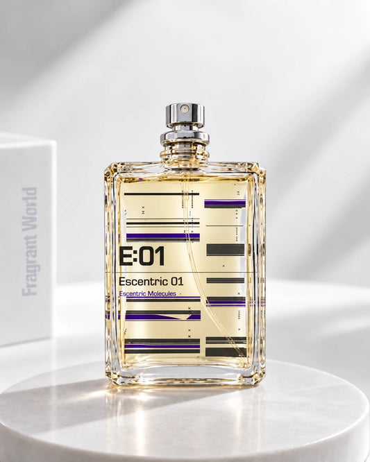 Escentric Molecules ESCENTRIC 01 | Recreate @visual reference 2 exactly as it is but my fragrance instead of the one in it, very naturally.