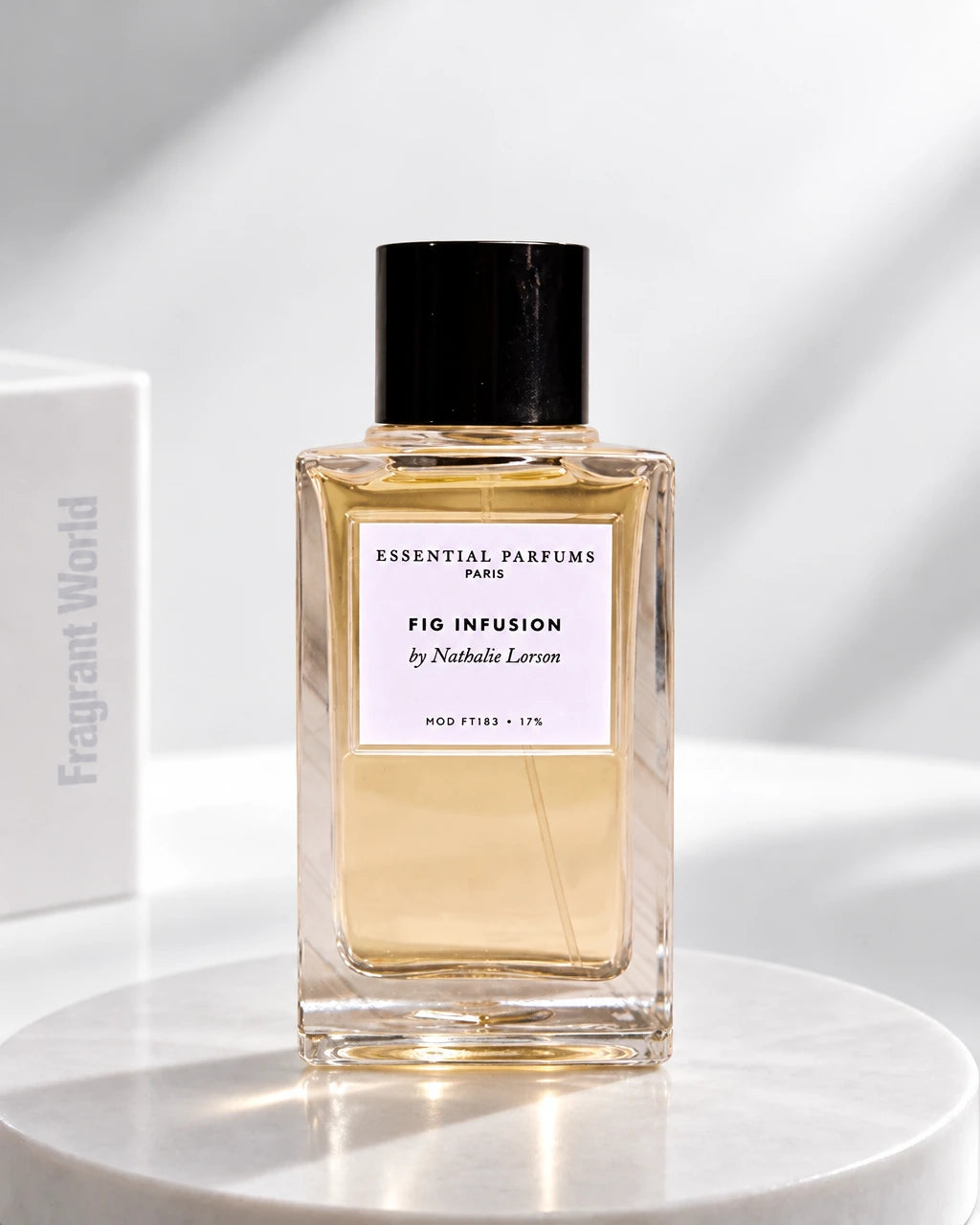 Essential Parfums FIG INFUSION | Recreate @visual reference 2 exactly as it is but my fragrance instead of the one in it, very naturally.