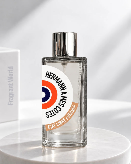 Etat Libre d'Orange HERMANN À MES CÔTÉS ME PARAISSAIT UNE OMBRE | Recreate @visual reference 2 exactly as it is but my fragrance instead of the one in it, very naturally.