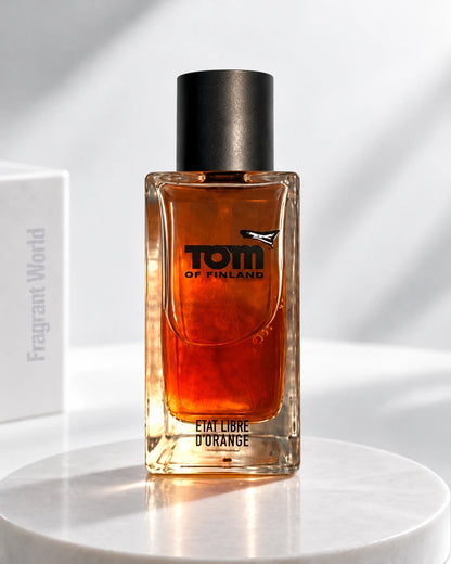 Etat Libre d'Orange TOM OF FINLAND | Recreate @visual reference 2 exactly as it is but my fragrance instead of the one in it, very naturally.