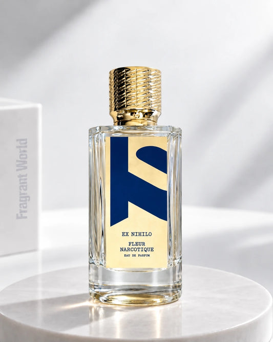 Ex Nihilo FLEUR NARCOTIQUE | Recreate @visual reference 2 exactly as it is but my fragrance instead of the one in it, very naturally.