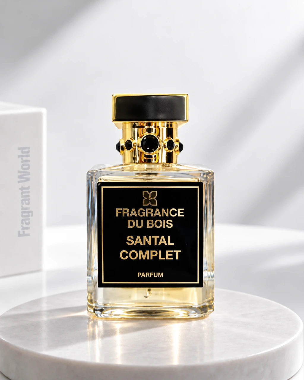 Fragrance du Bois SANTAL COMPLET | Recreate @visual reference 2 exactly as it is but my fragrance instead of the one in it, very naturally.