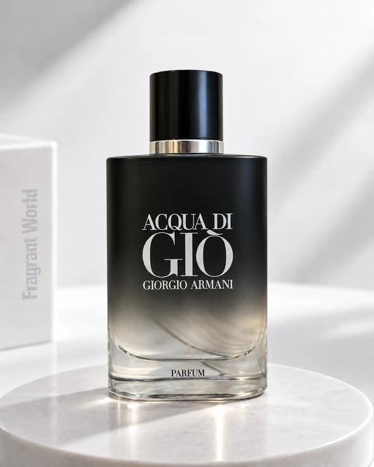 Giorgio Armani ACQUA DI GIO Parfum | Recreate @visual reference 2 exactly as it is but my fragrance instead of the one in it, very naturally.