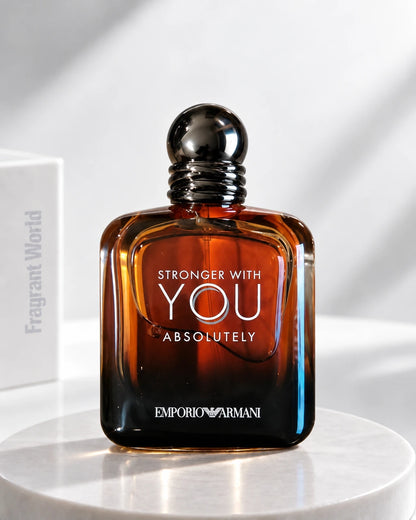 Giorgio Armani STRONGER WITH YOU ABSOLUTELY | Recreate @visual reference 2 exactly as it is but my fragrance instead of the one in it, very naturally.