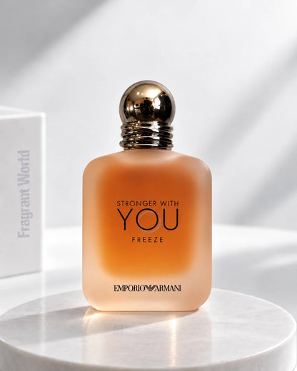 Giorgio Armani STRONGER WITH YOU FREEZE | Recreate @visual reference 2 exactly as it is but my fragrance instead of the one in it, very naturally.