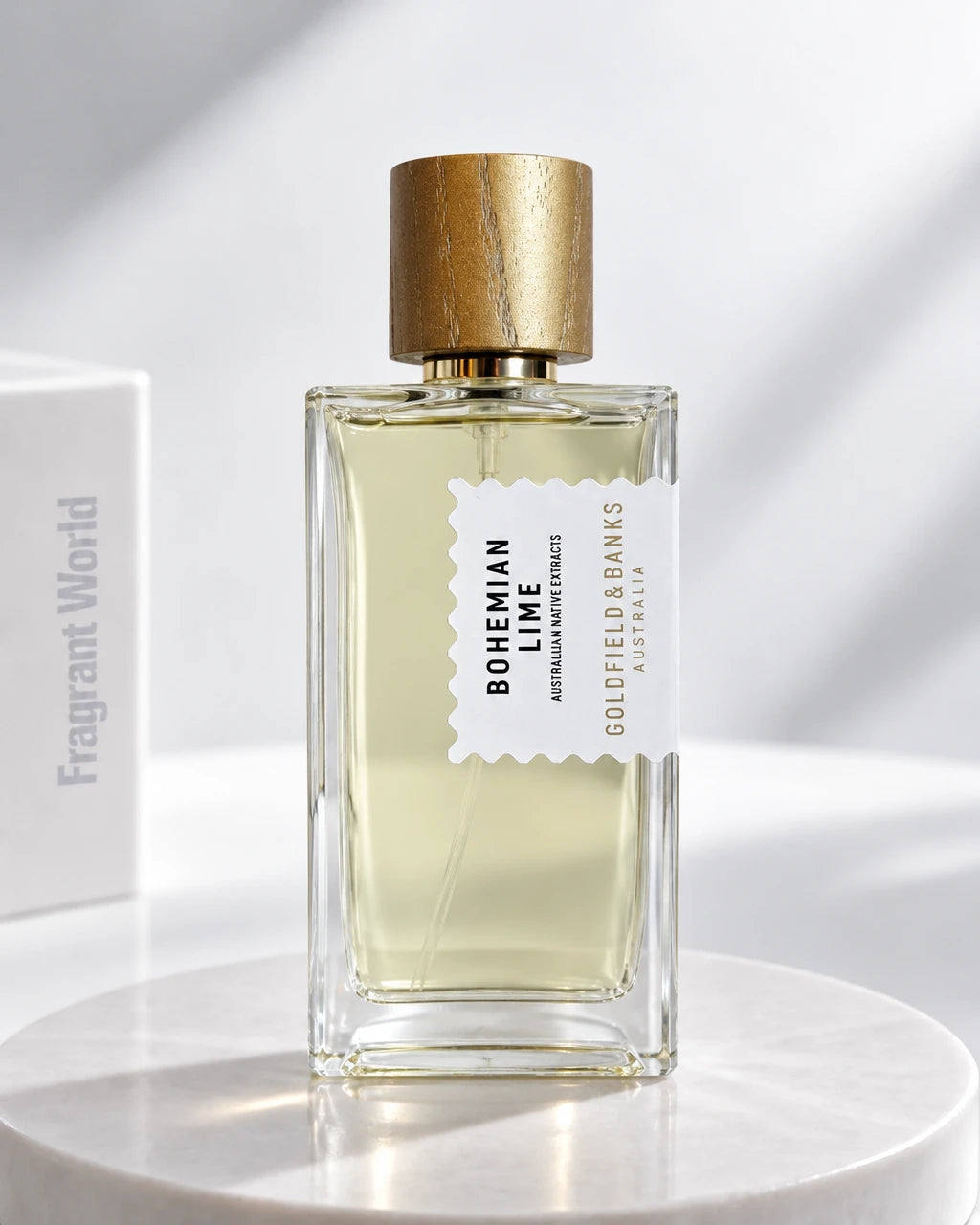Goldfield & Banks BOHEMIAN LINE | Recreate @visual reference 2 exactly as it is but my fragrance instead of the one in it, very naturally.