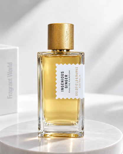 Goldfield & Banks INGENIOUS GINGER | Recreate @visual reference 2 exactly as it is but my fragrance instead of the one in it, very naturally.