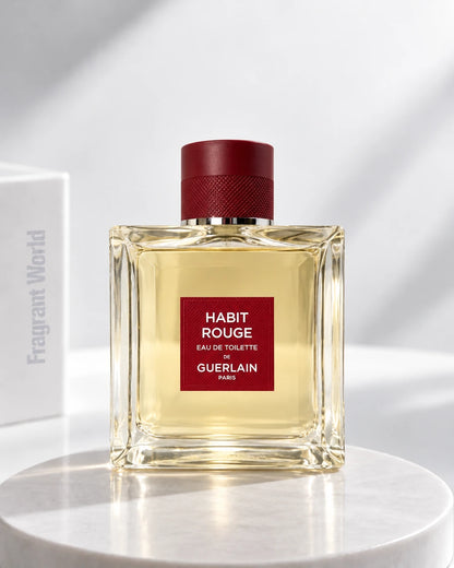 Guerlain HABIT ROUGE Eau de Toilette | Guerlain HABIT ROUGE Eau de Toilette Perfume Samples / Decants @ Fragrant World