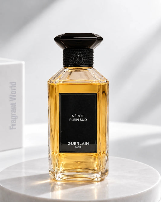 Guerlain 'L'Art et la Matière' NÉROLI PLEIN SUD | Recreate @visual reference 2 exactly as it is but my fragrance instead of the one in it, very naturally.