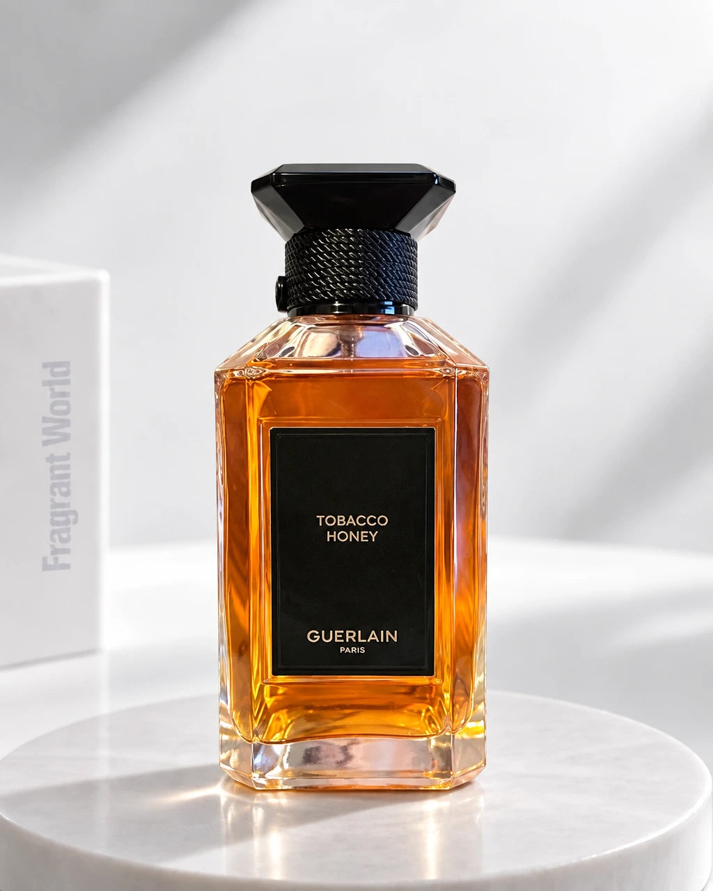 Guerlain 'L'Art et la Matière' TOBACCO HONEY | Recreate @visual reference 2 exactly as it is but my fragrance instead of the one in it, very naturally.