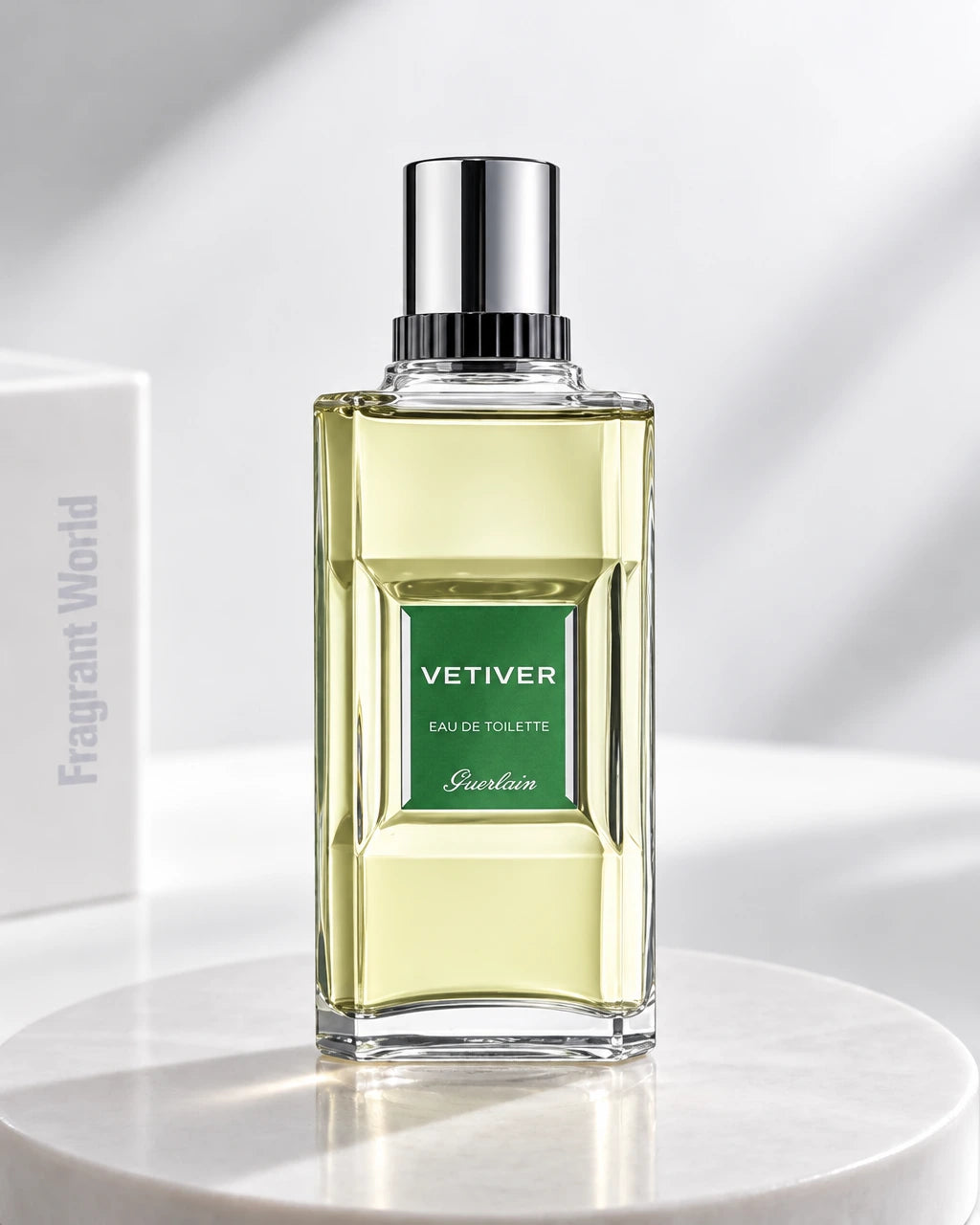 Guerlain VETIVER EDT | Recreate @visual reference 2 exactly as it is but my fragrance instead of the one in it, very naturally.
