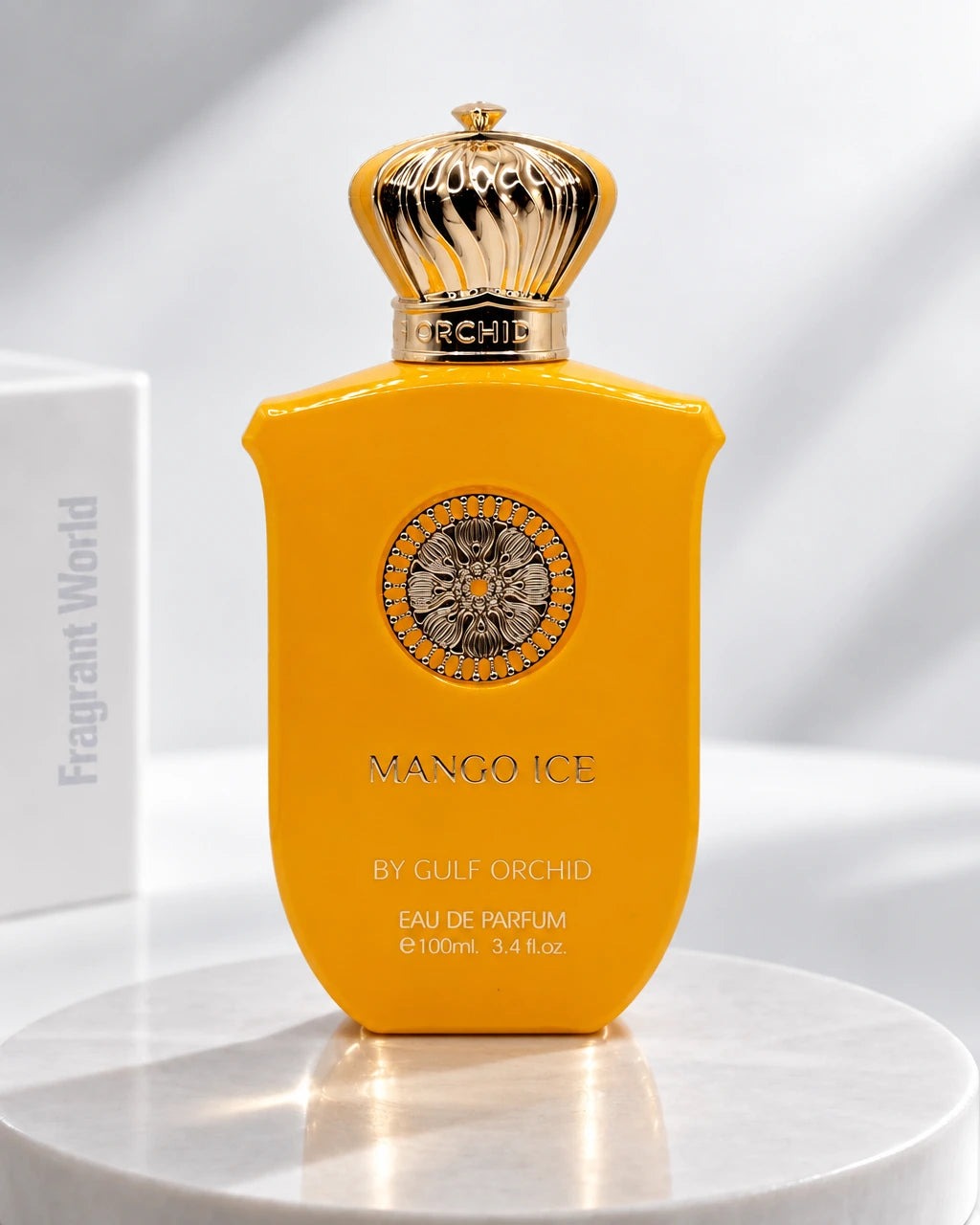 Gulf Orchid MANGO ICE | Recreate @visual reference 2 exactly as it is but my fragrance instead of the one in it, very naturally.