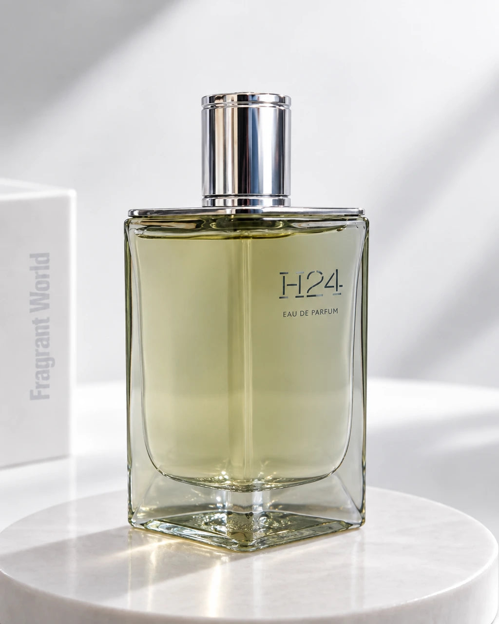 Hermès H24 EDP | Recreate @visual reference 2 exactly as it is but my fragrance instead of the one in it, very naturally.