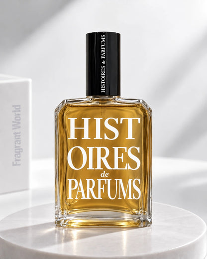 Histoires de Parfums AMBRE 114 | Recreate @visual reference 2 exactly as it is but my fragrance instead of the one in it, very naturally.