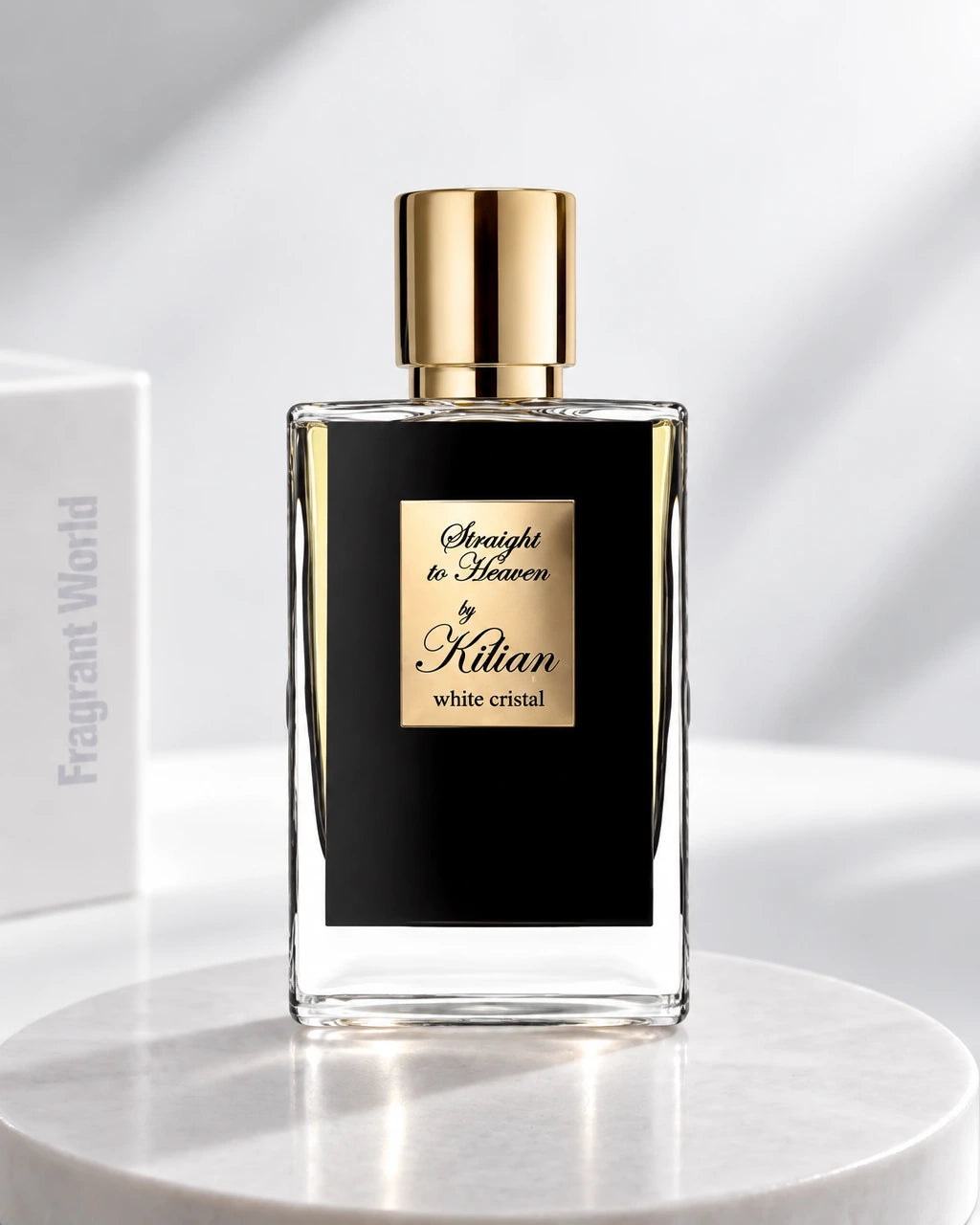 Kilian STRAIGHT TO HEAVEN | Recreate @visual reference 2 exactly as it is but my fragrance instead of the one in it, very naturally.