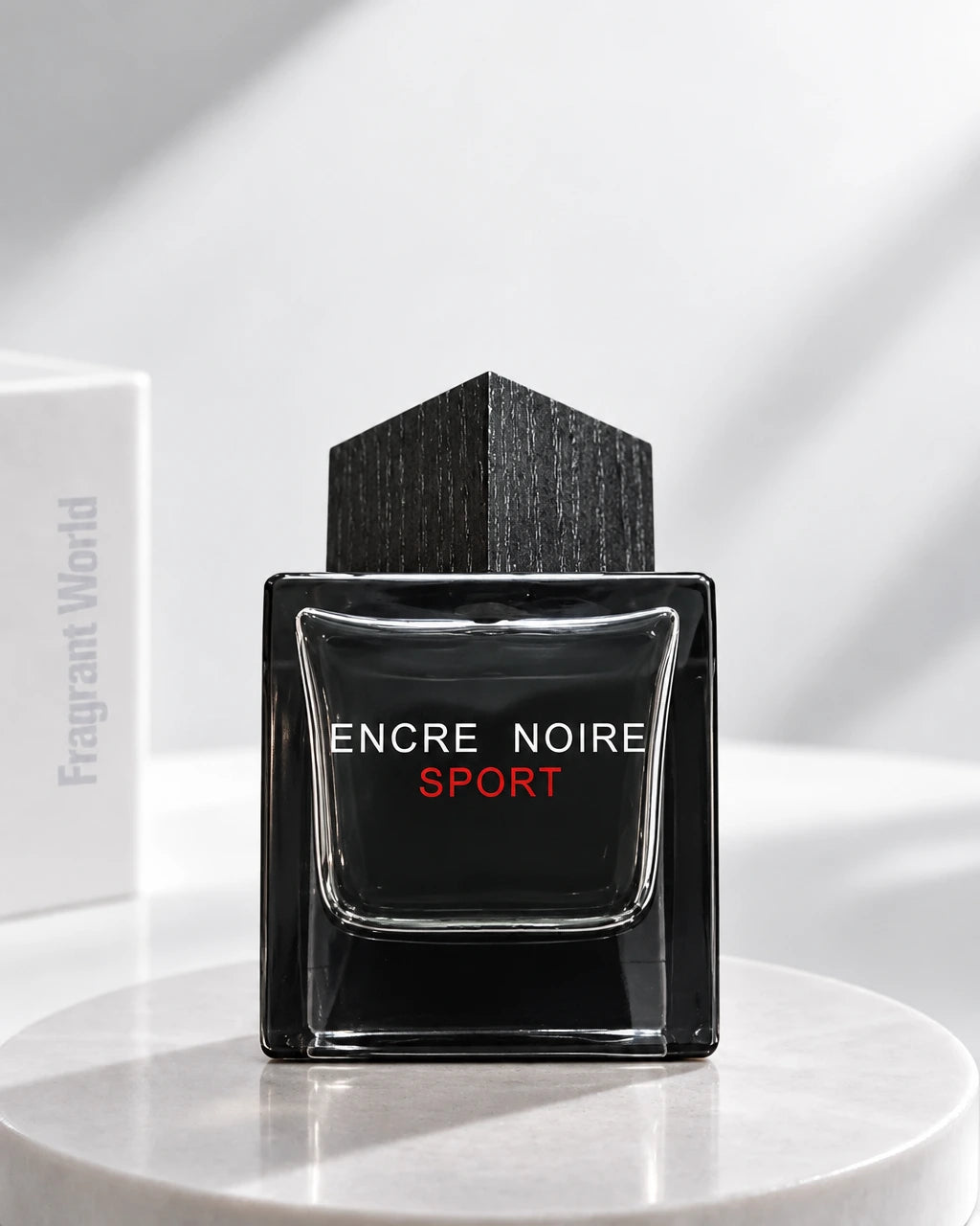 Lalique ENCRE NOIRE SPORT | Recreate @visual reference 2 exactly as it is but my fragrance instead of the one in it, very naturally.
