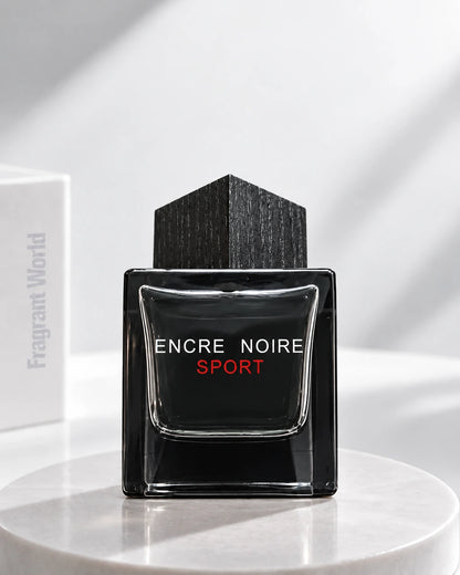 Lalique ENCRE NOIRE SPORT | Recreate @visual reference 2 exactly as it is but my fragrance instead of the one in it, very naturally.