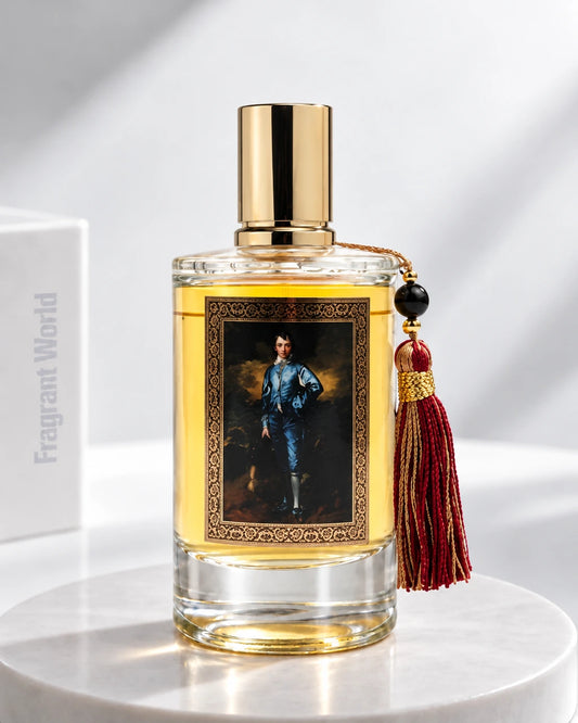 MDCI BLEU SATIN | Recreate @visual reference 2 exactly as it is but my fragrance instead of the one in it, very naturally.